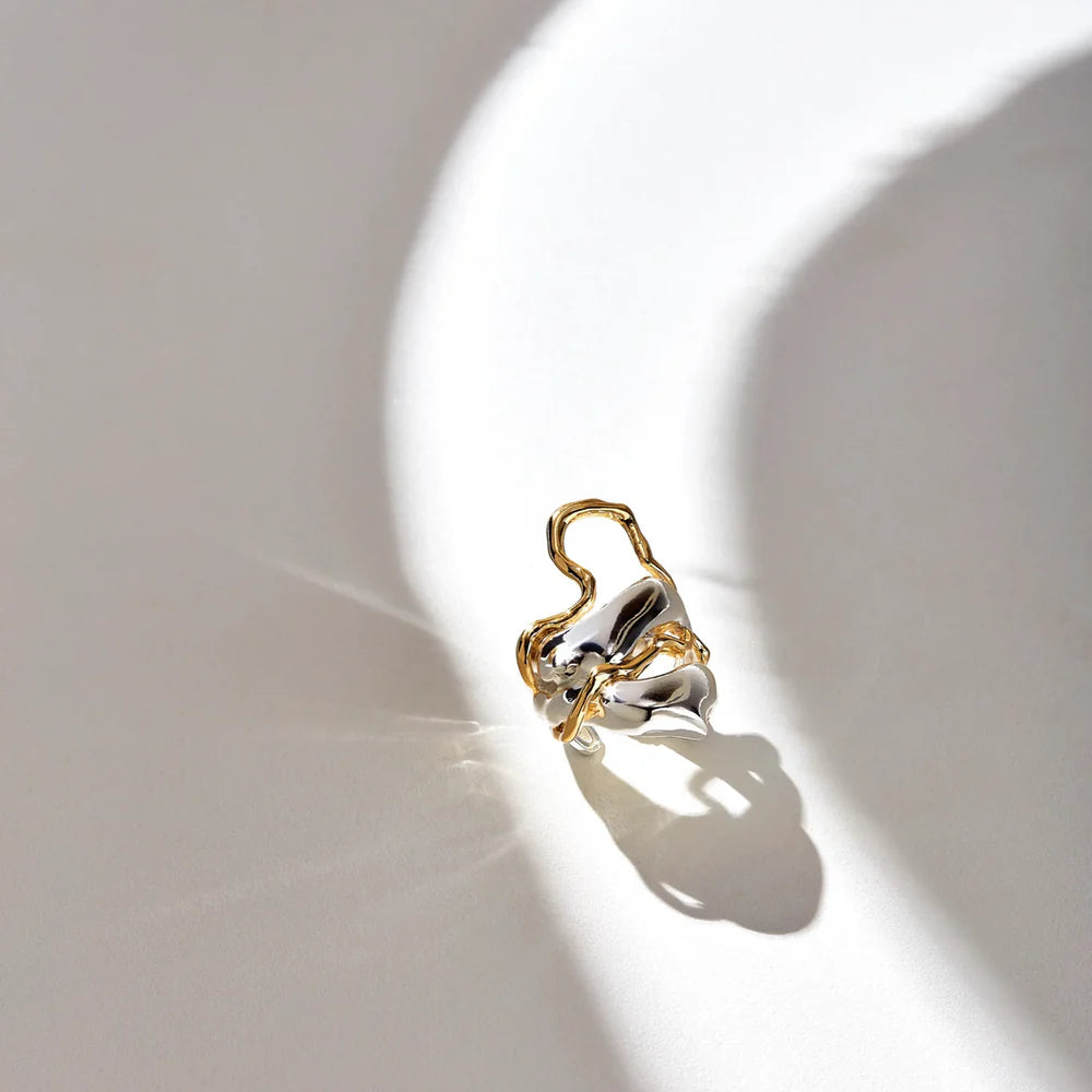 Vanessa Silver/gold Ring