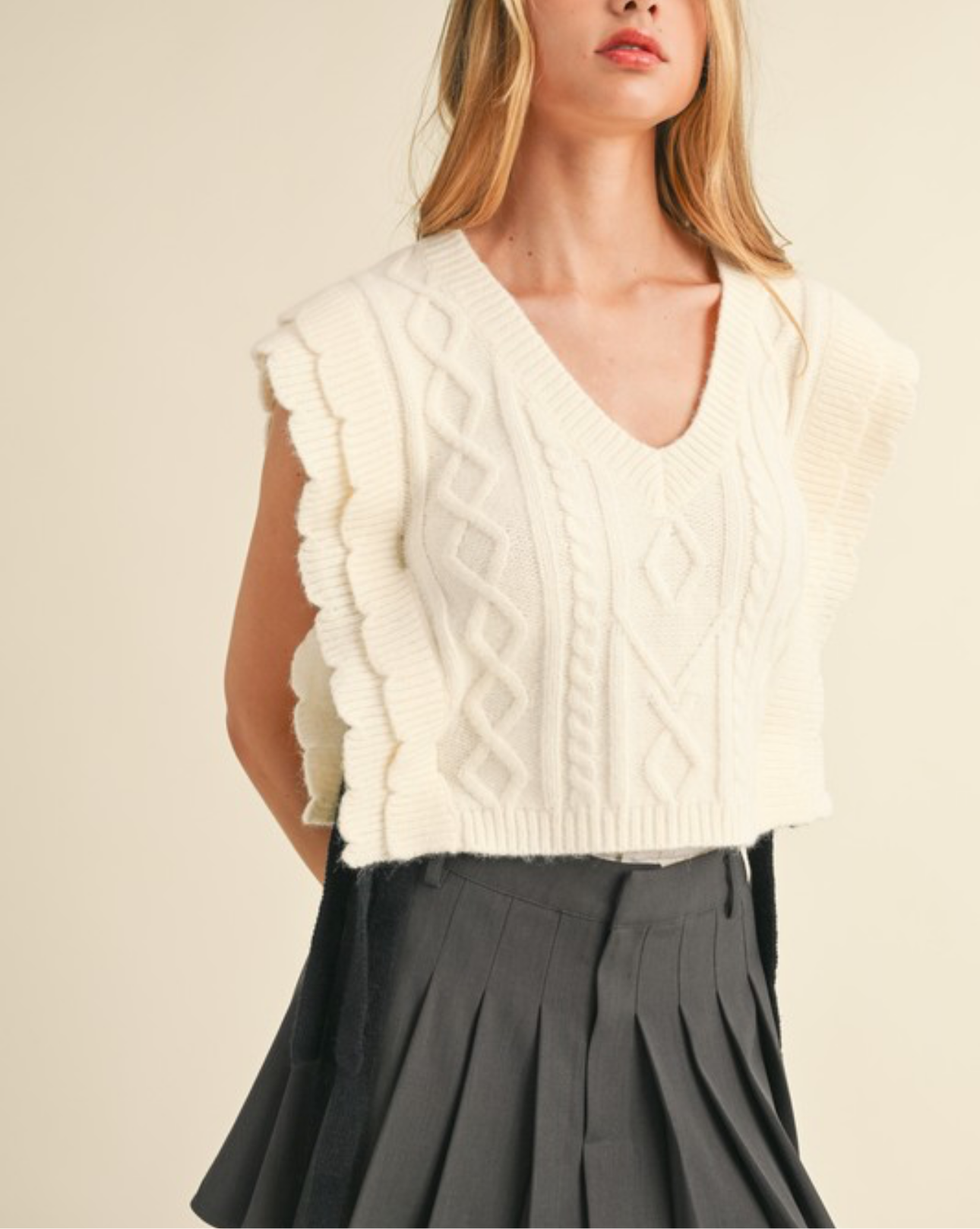 Knit vest/top-final sale
