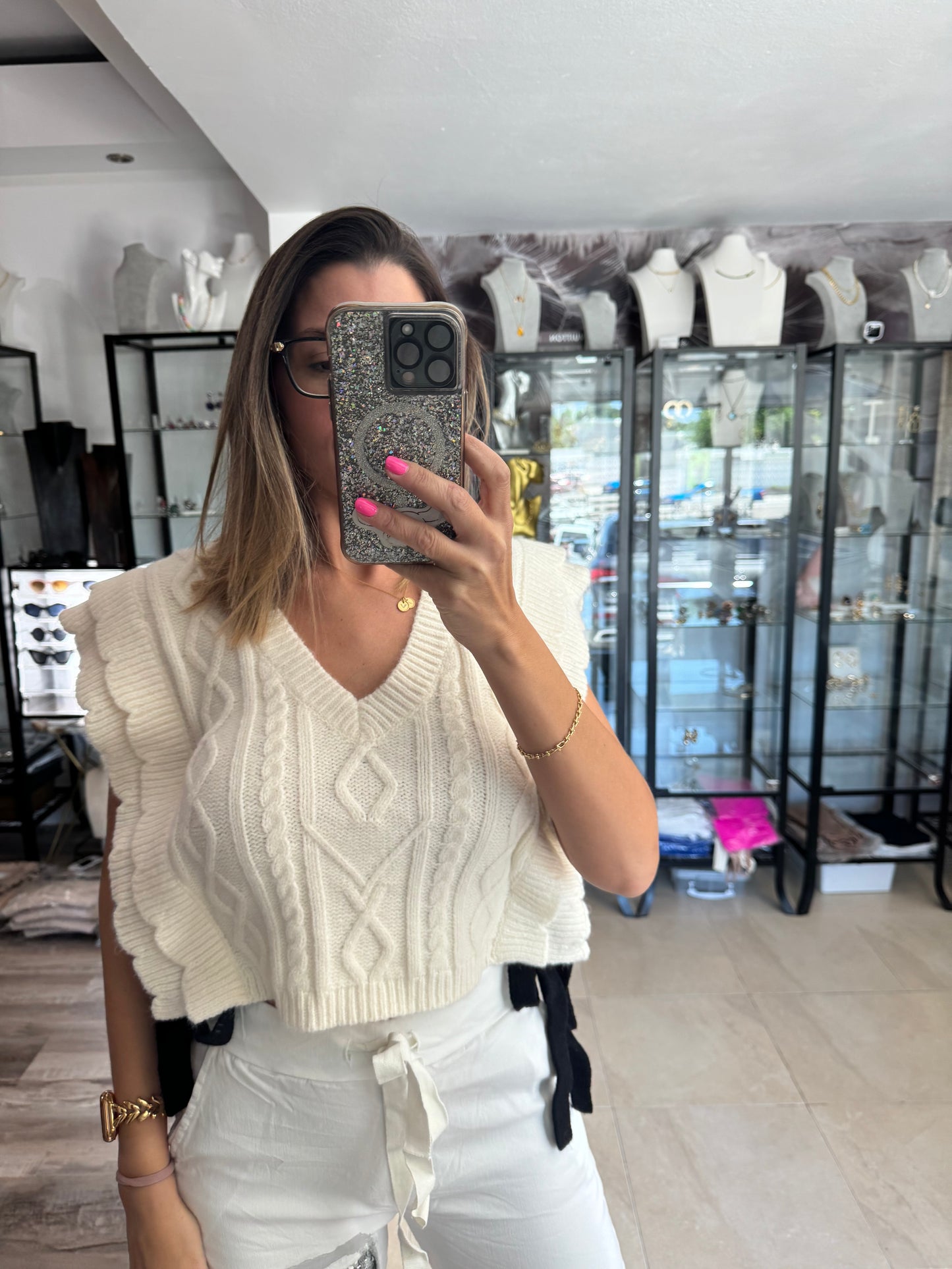 Knit vest/top-final sale