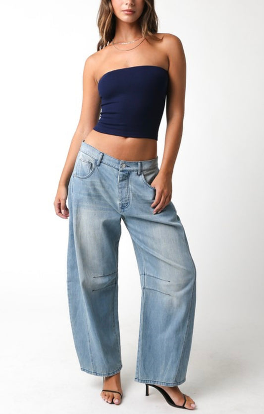 Barrel jeans