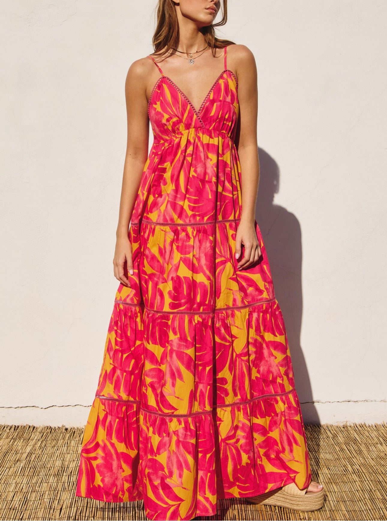 luna lace maxi dress Luna Lace Billow Gown Fuchsia Online