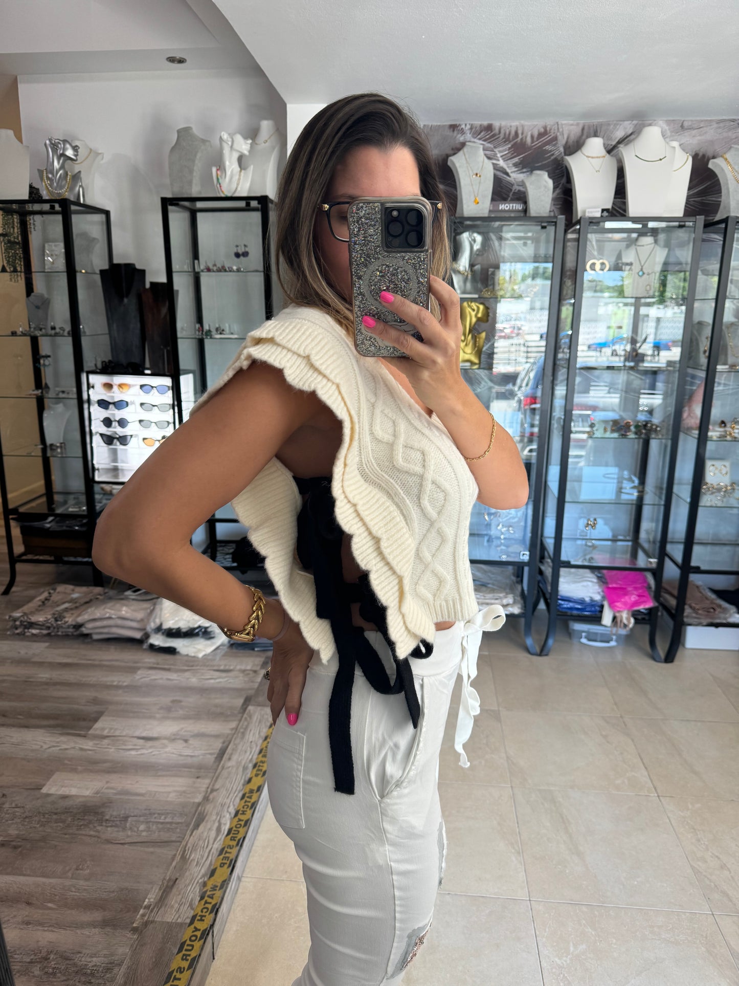 Knit vest/top-final sale