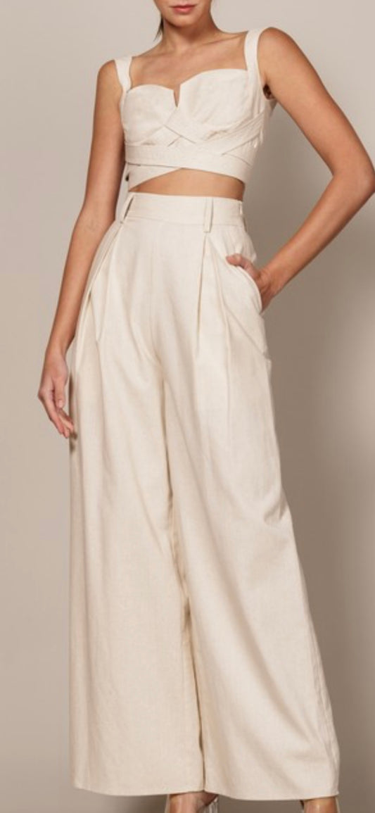 Marie linen set- final sale