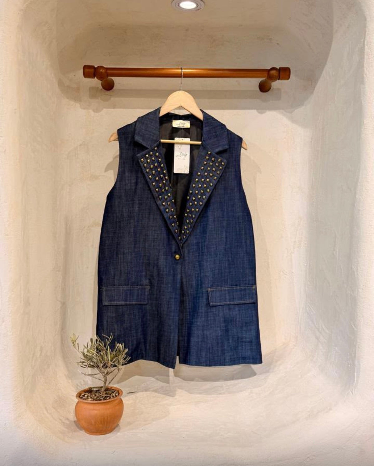 One size Denim blazer