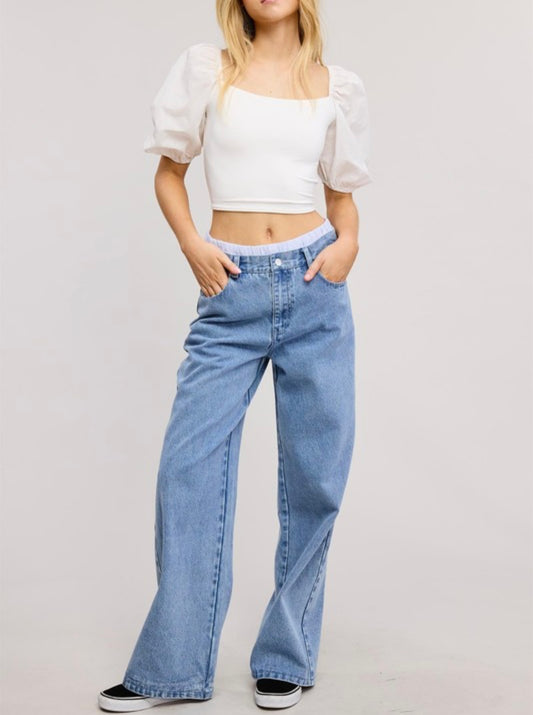 Boxer Jean (removable boxer)