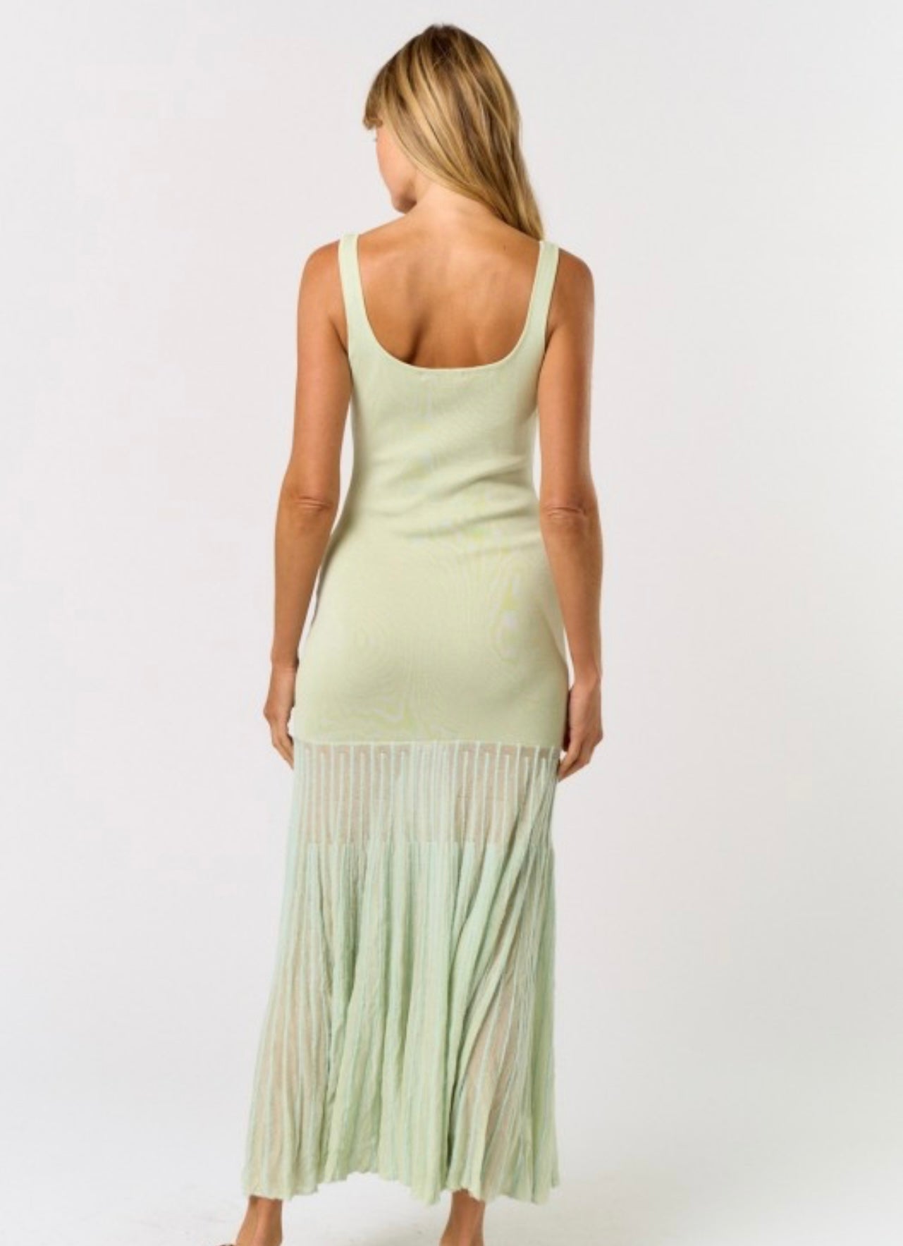Mesh maxi dress