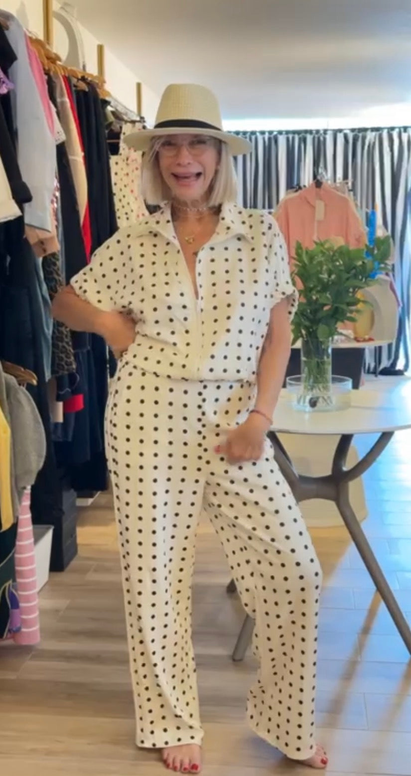 Polka dot set-one size