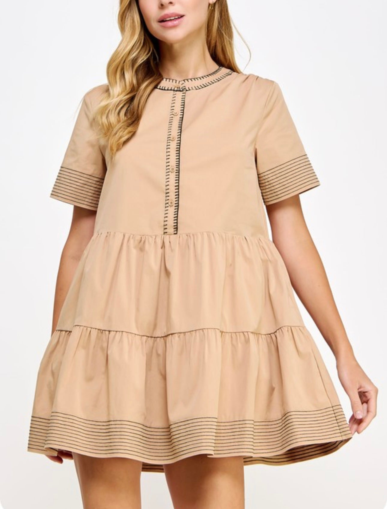 China cut dress