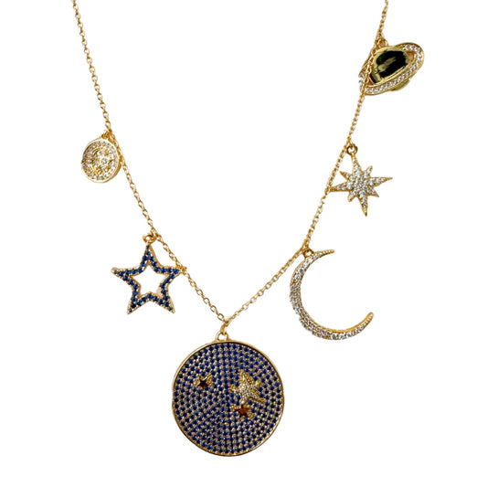 Planets necklace