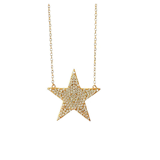 Star Pave Necklace