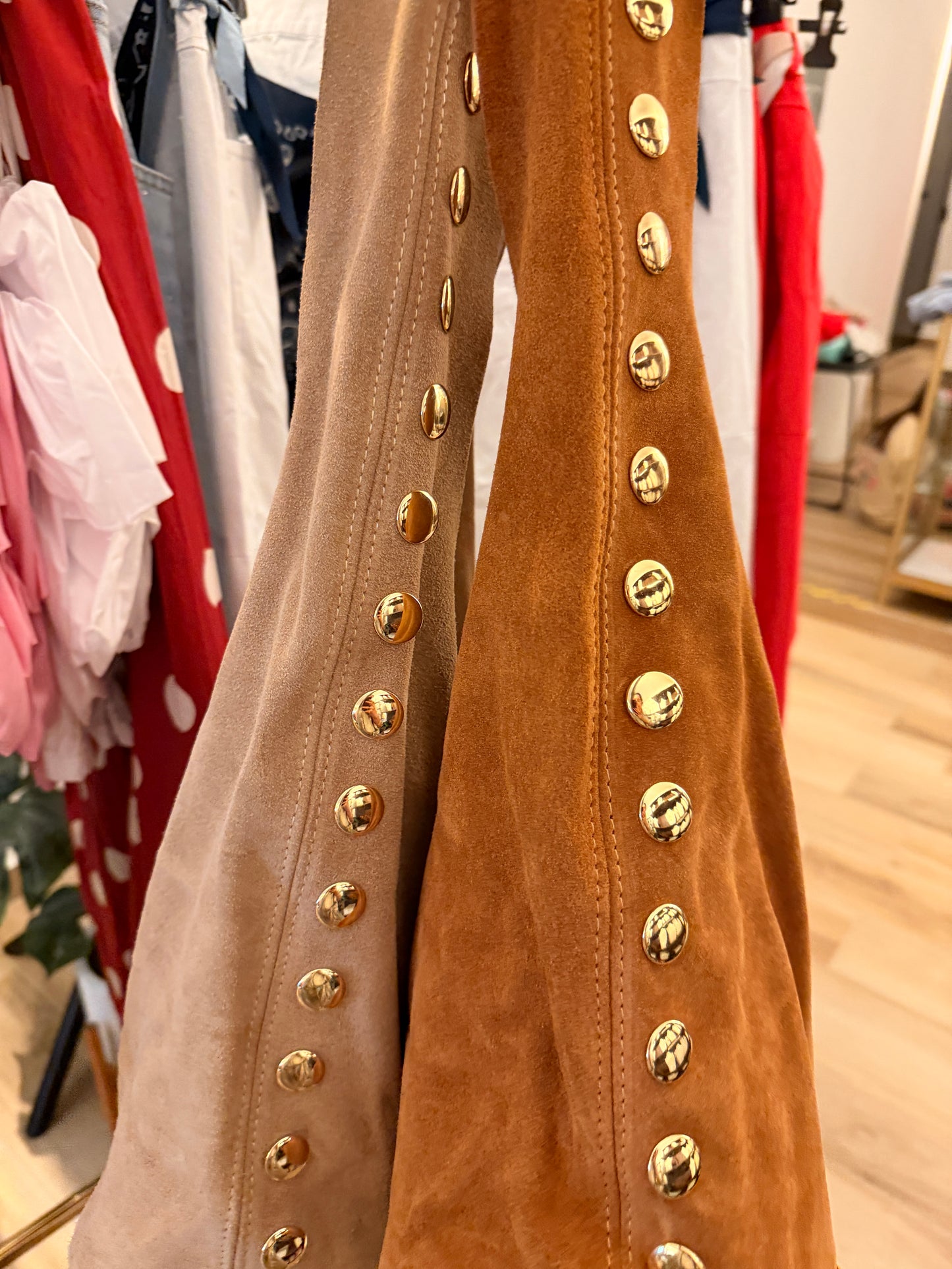 Boho leather/suade bags