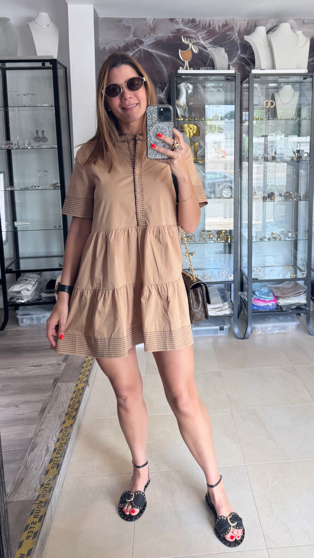 China cut dress