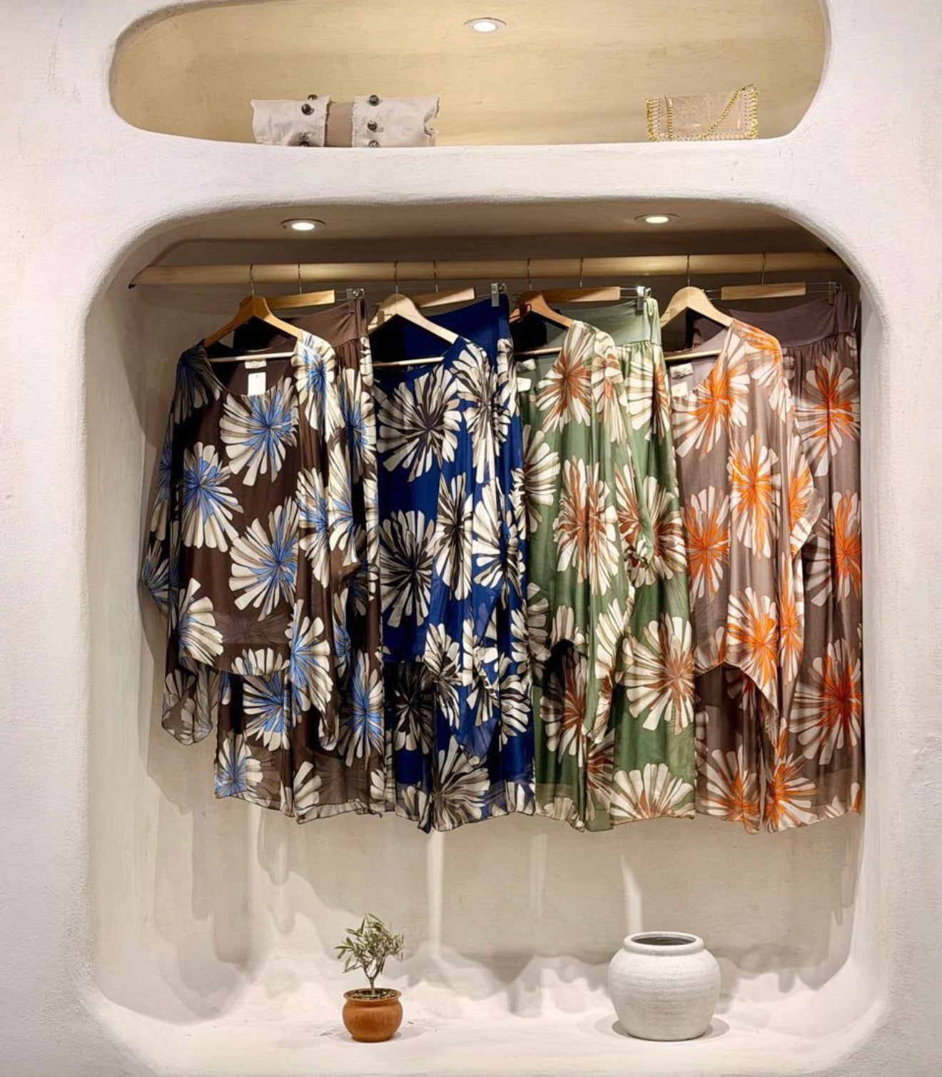 Flower Palazzo Silk Set