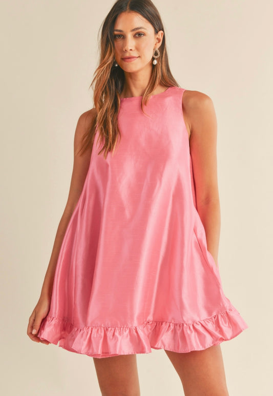 Taffeta Doll Dress- sale no returns