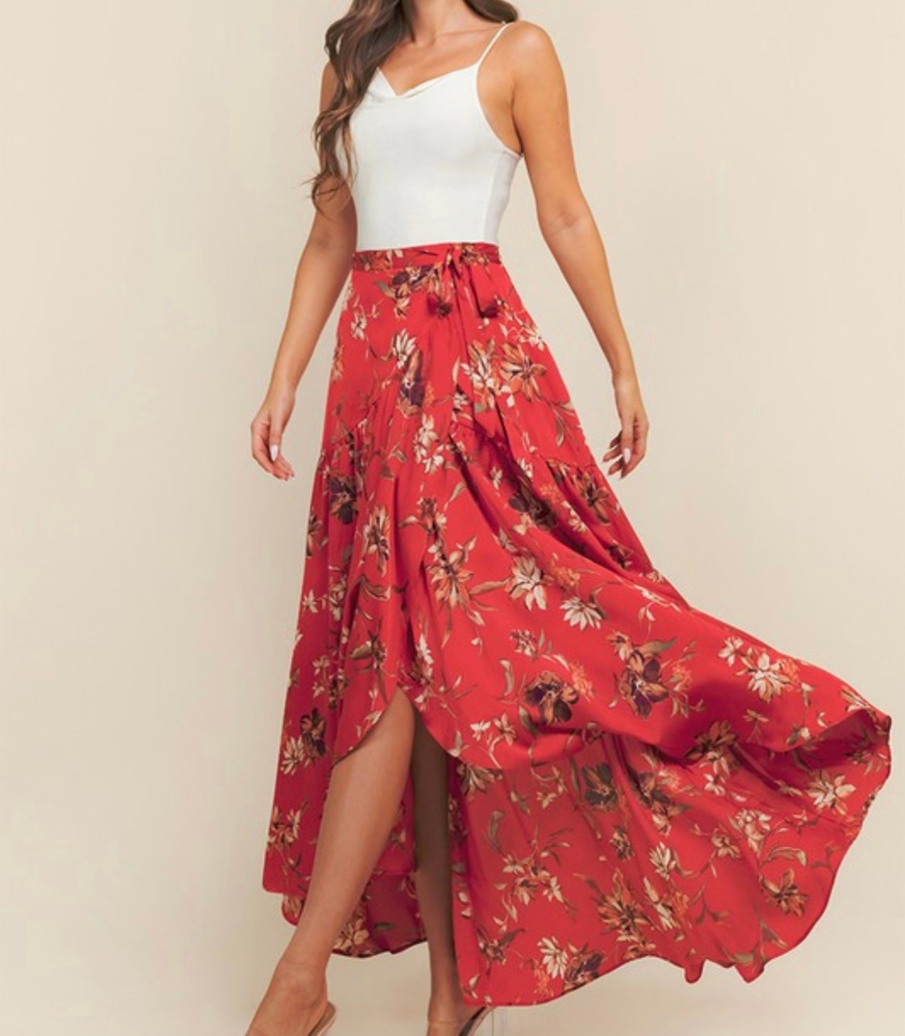 Oriental Wraparound Skirt