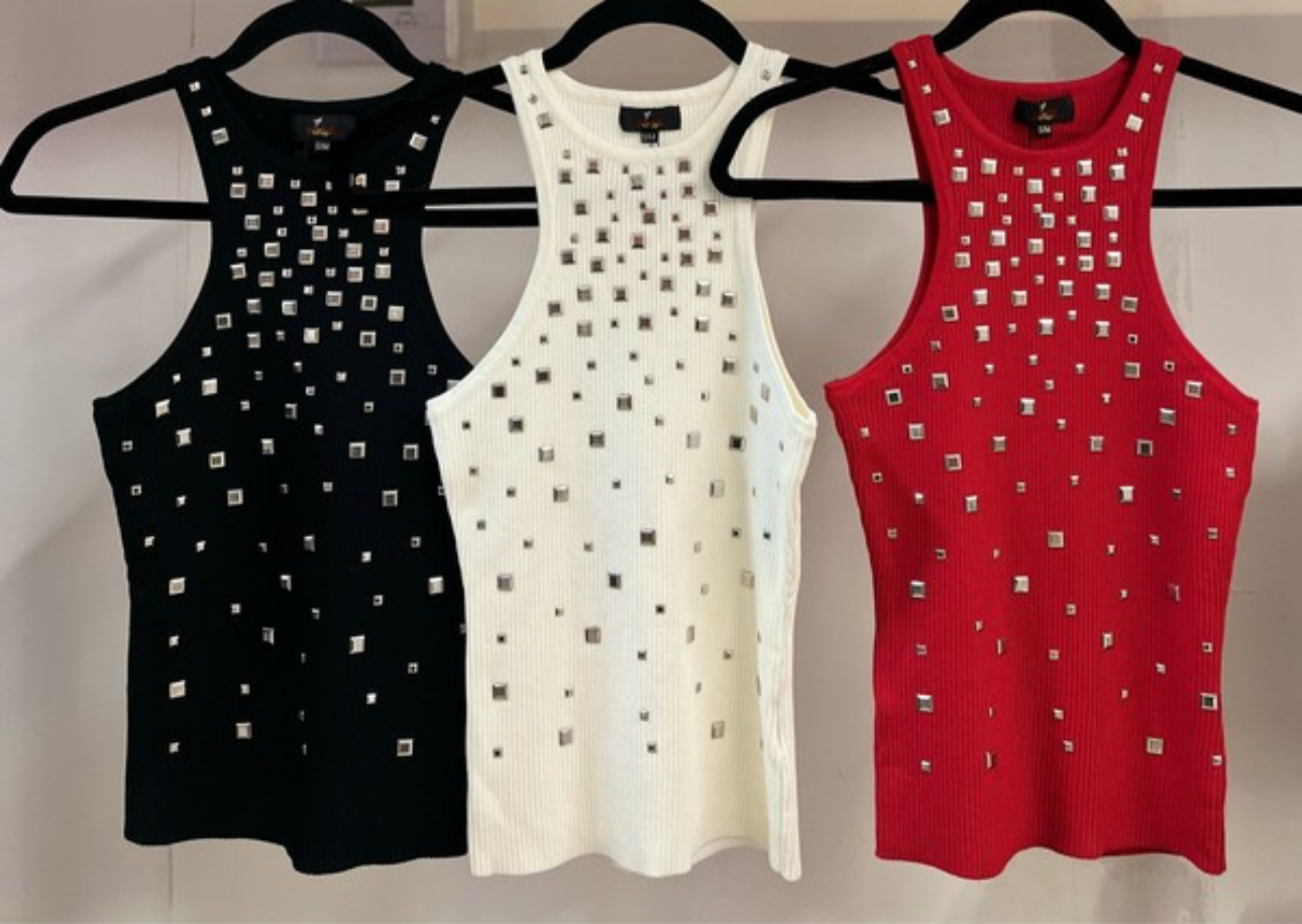 Studded tops