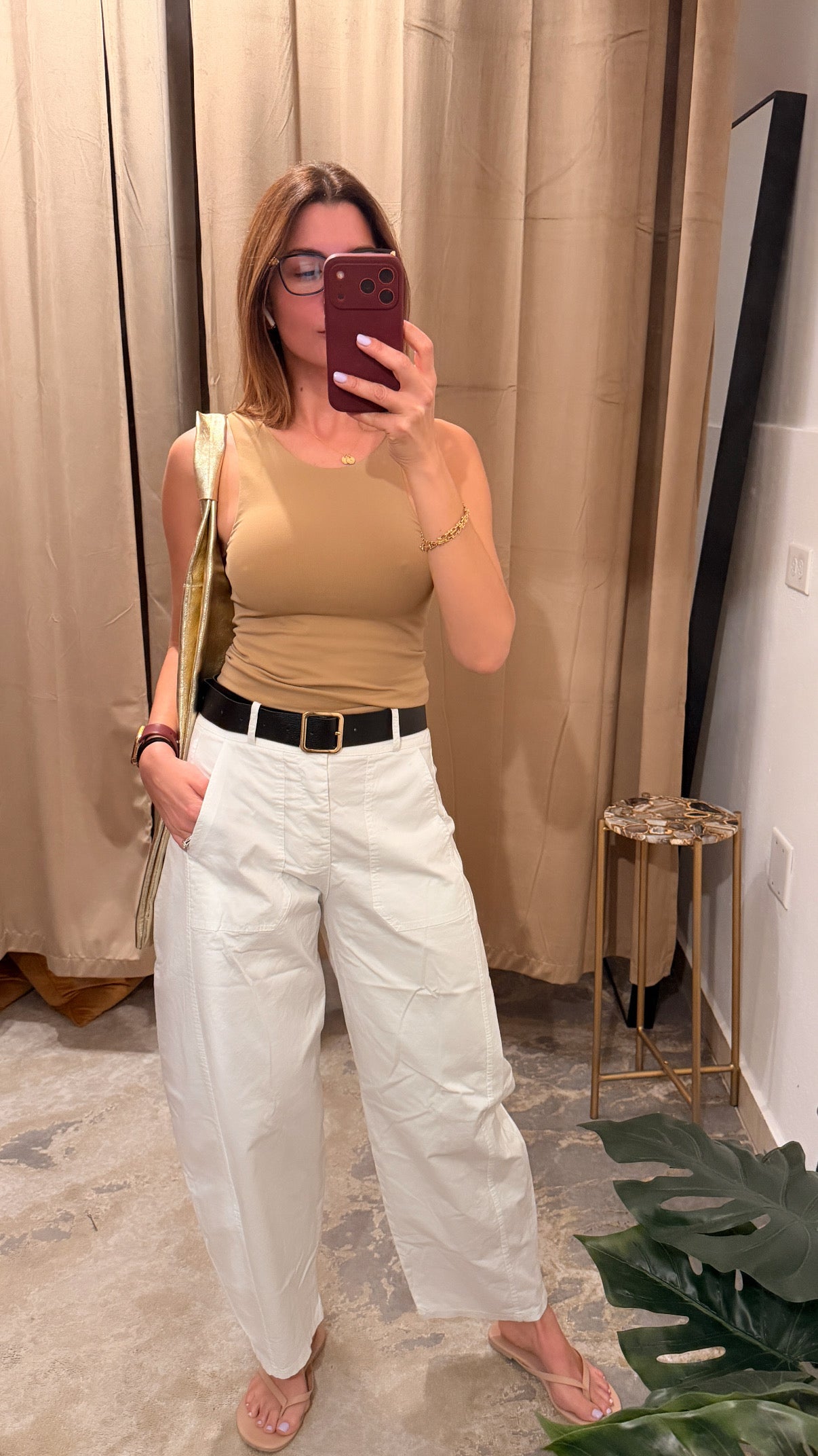 Barrel pant with belt-5 colors PRE-ORDER