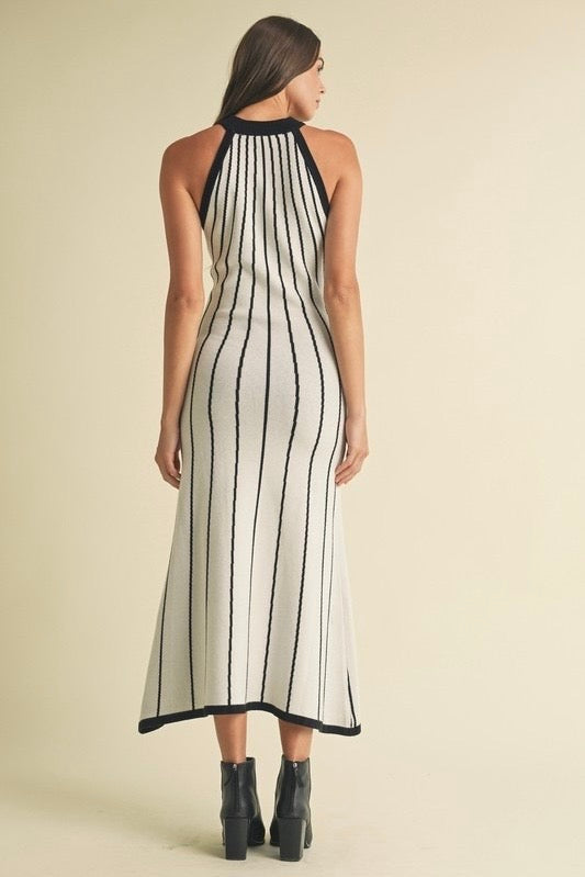 Katty off white midi dress