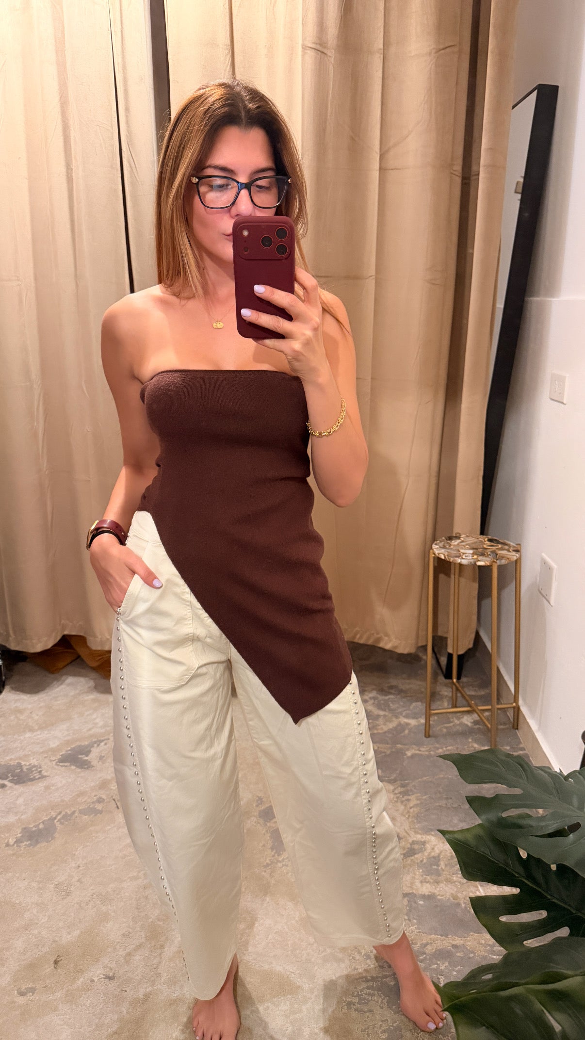 Studded barrel pant-3 colors PRE-ORDER