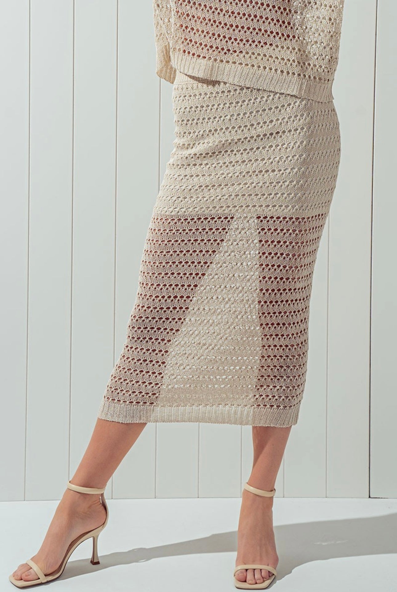 Knit midi set