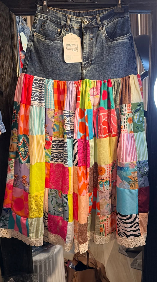 Denim skirt