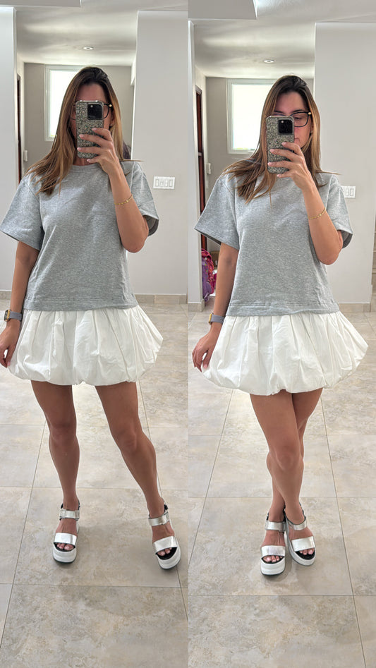 Bubble tshirt dress