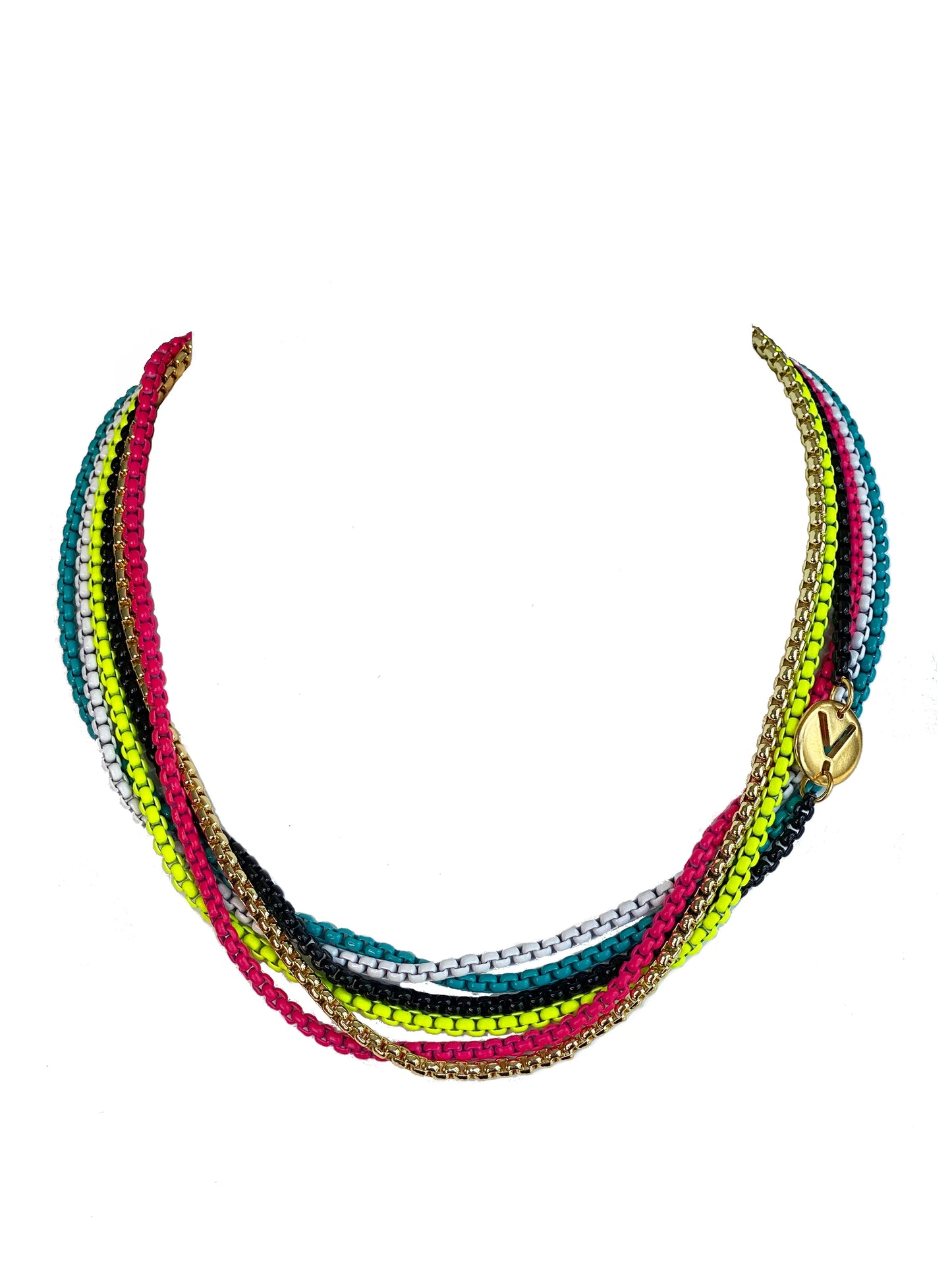 Short Rasta necklace