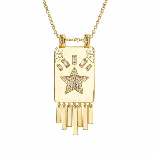 Square Star Necklace