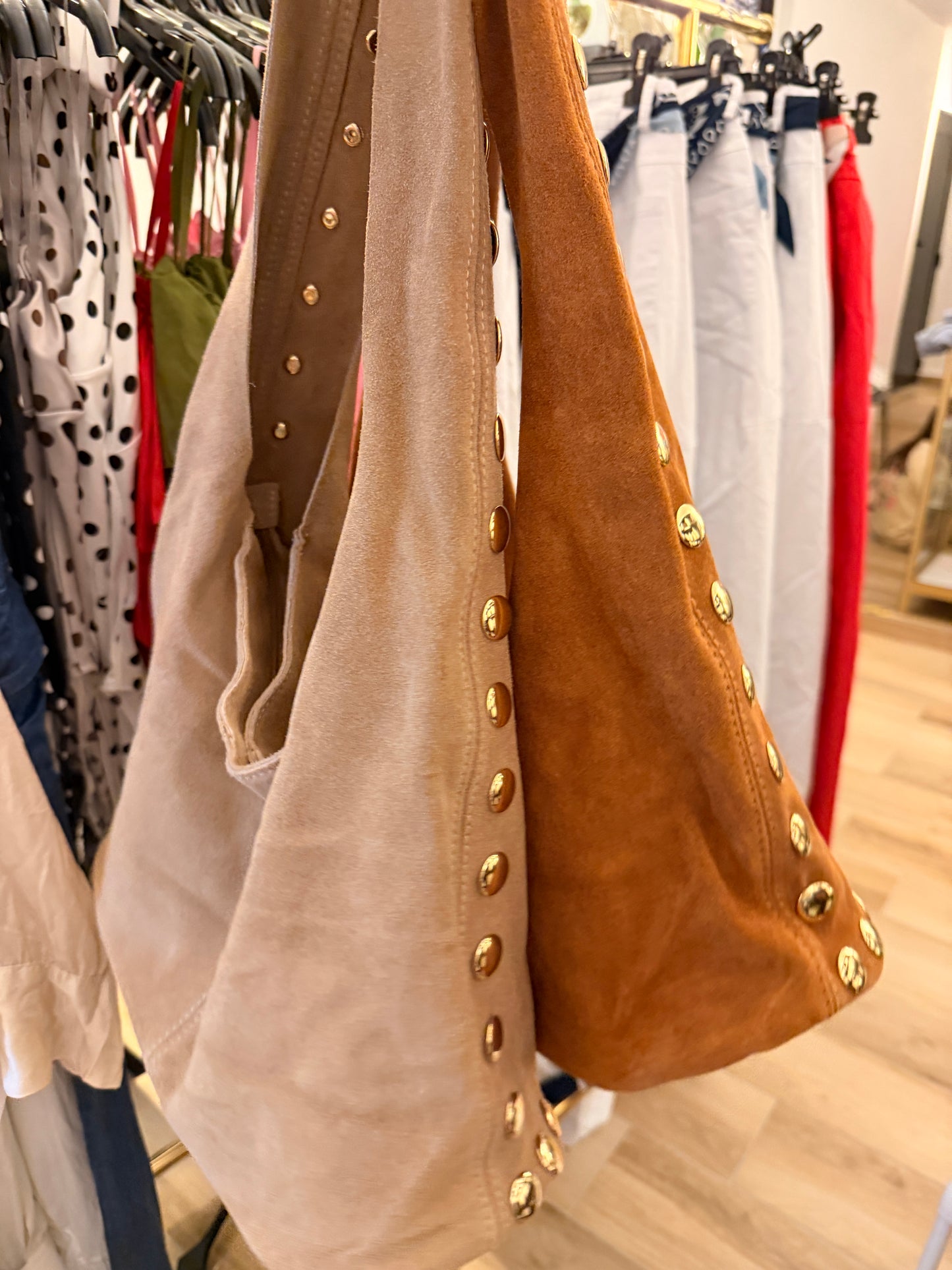 Boho leather/suade bags