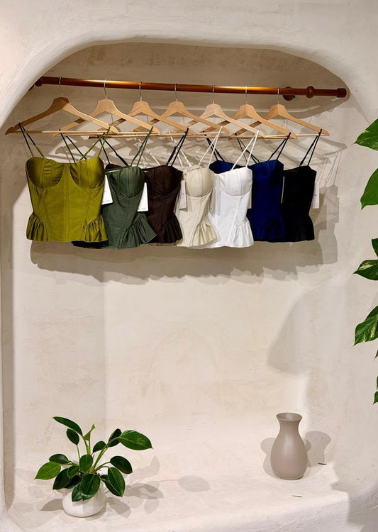 Peplum licra top