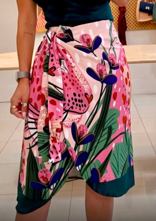Jungle Wrap around skirt PREORDER
