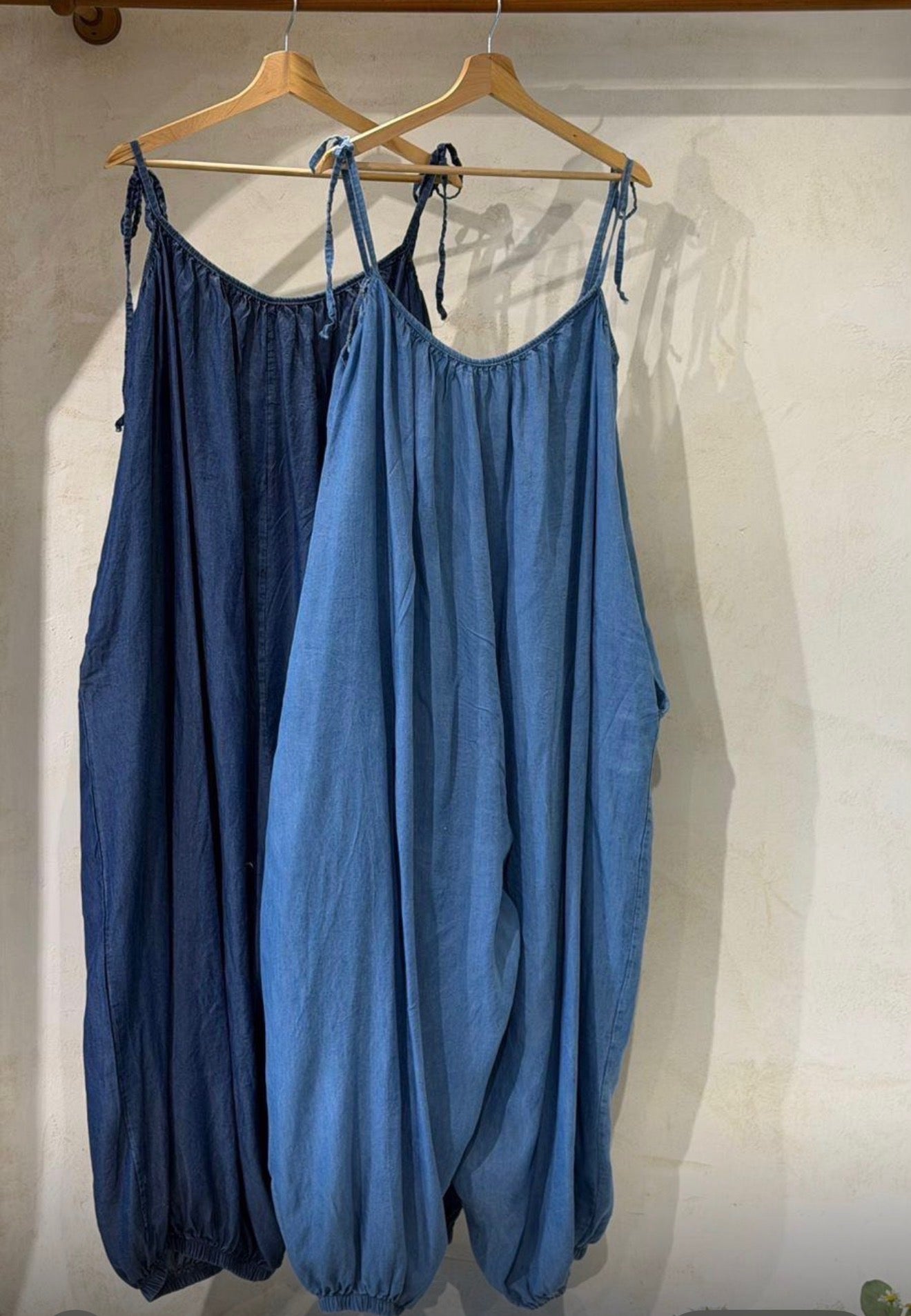 Denim jumper oversize