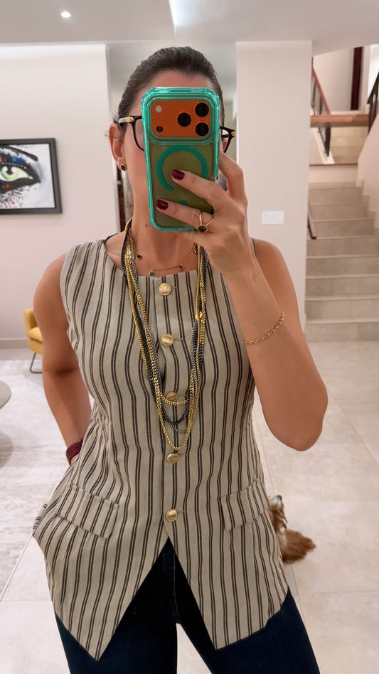 Stripe vest