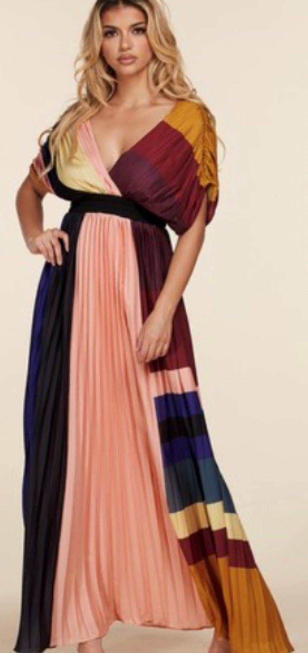 Romantic Pleated Dress-sale no returns